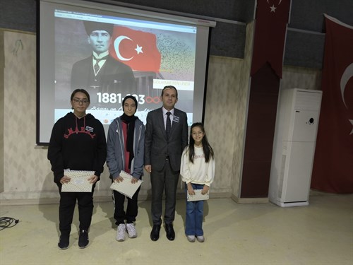 Kaymakamımız Sn. Kadir ULUSOY, 10 Kasım Atatürk' ü Anma Programına Katıldı.